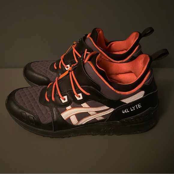 ASICS Tiger Gel-Lyte Mt (Black & Orange) - Picture 1 of 3